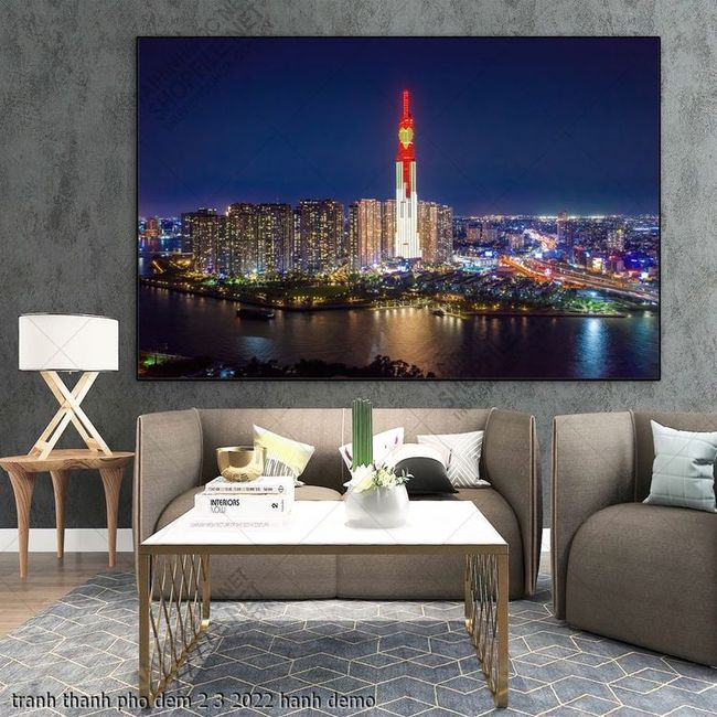 tranh thanh pho dem 2 3 2022 hanh